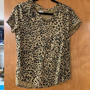 Cheetah Print Tee